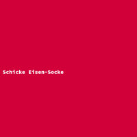 Schicke Eisen-Socke