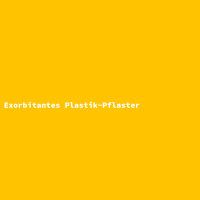 Exorbitantes Plastik-Pflaster