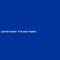 Exorbitante Viscose-Gabel