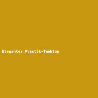 Elegantes Plastik-Tanktop