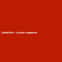 Lebhafter Leinen-Computer