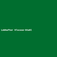 Lebhafter Viscose-Stuhl
