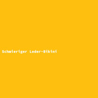 Schmieriger Leder-Bikini