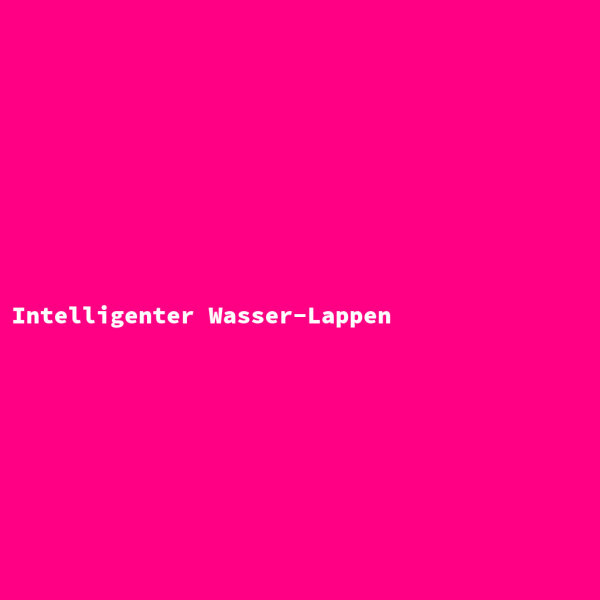 Intelligenter Wasser-Lappen