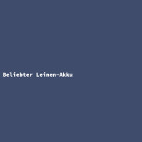 Beliebter Leinen-Akku