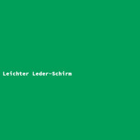 Leichter Leder-Schirm
