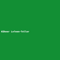 K&uuml;hner Leinen-Teller