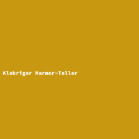 Klebriger Marmor-Teller