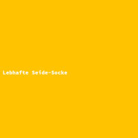Lebhafte Seide-Socke