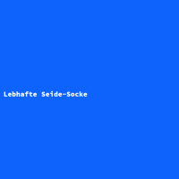 Lebhafte Seide-Socke