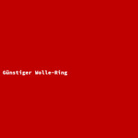 G&uuml;nstiger Wolle-Ring