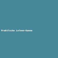 Praktische Leinen-Kanne
