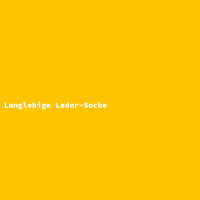 Langlebige Leder-Socke