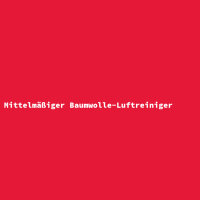 Mittelm&auml;&szlig;iger Baumwolle-Luftreiniger