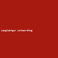 Langlebiger Leinen-Ring