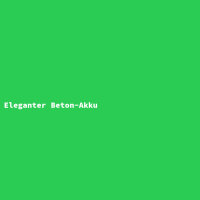 Eleganter Beton-Akku