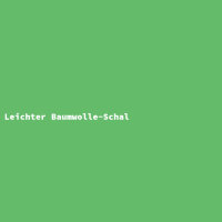 Leichter Baumwolle-Schal
