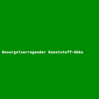 Besorgniserregender Kunststoff-Akku