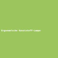 Ergonomische Kunststoff-Lampe