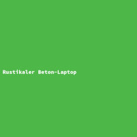 Rustikaler Beton-Laptop