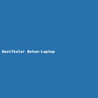 Rustikaler Beton-Laptop