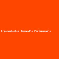 Ergonomisches Baumwolle-Portemonnaie