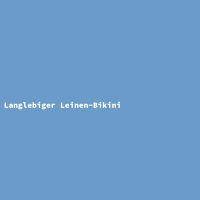 Langlebiger Leinen-Bikini