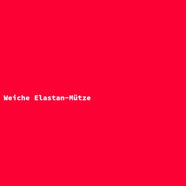 Weiche Elastan-M&uuml;tze