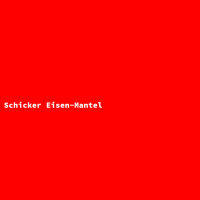 Schicker Eisen-Mantel