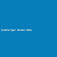 Schmieriger Marmor-Akku
