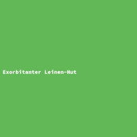 Exorbitanter Leinen-Hut