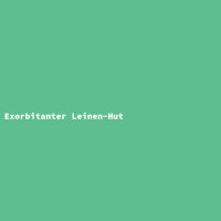 Exorbitanter Leinen-Hut