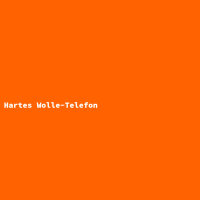 Hartes Wolle-Telefon