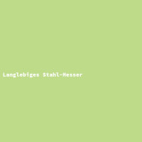 Langlebiges Stahl-Messer