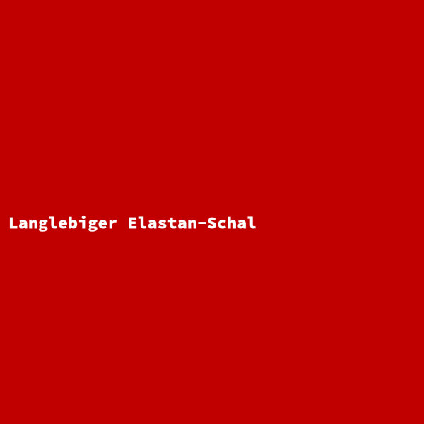 Langlebiger Elastan-Schal