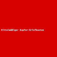 Mittelm&auml;&szlig;iger Kupfer-Briefkasten